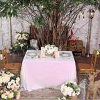 SquarePie Sequin Tablecloth 50 x 72 Inch Iridescent Sparkly Table Linen for Wedding Party