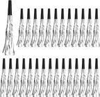 200 Pcs Party Blowers Noise Makers Party Horns Blowout Clappers Noisemakers for Halloween Christmas Birthday Sporting Party New Year's Eve Party Supplies 2025(Black Silver)