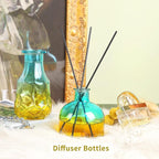 Glass Bud Vases in Bulk Set of 30 Pcs,Small Glass Vases for Flowers as Wedding Centerpieces for Tables,Clear Flower Vases Suitble for Wedding Decorations,Home Decor (Yellow Green, 30 pcs)