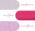 Glitter Tulle Rolls 6” by 50 Yards Sparkle Tulle Fabric Ribbon Sequin Tulle Netting Rolls for DIY Tutu Skirt Wedding Birthday Party Decoration (Fuchsia)