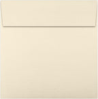 LUXPaper Square Invitation Envelopes | Peel & Press | 6 1/2" x 6 1/2" | Natural Linen | 80lb. Text | 50 Qty