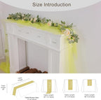 Snowkingdom Fall Yellow Table Runner, 10FT Light Yellow Tulle Gauze Sheer Cheesecloth Thanksgiving Dining Table Decorations, Boho Rustic Tulle Runners for Wedding Baby Shower Party Decor 120 Inch