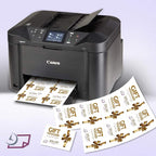 NextDayLabels - Blank Perforated Printable Cardstock, 8 Cards per Sheet, 125# tag - for laser and inkjet printer, 4-1/4" x 2-3/4" Each Card - 800 Cards - made in the USA