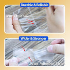 PigPotParty 6''x 9" Clear Plastic Cellophane Gift Wrap Bags, 100 Pcs Small Self Sealing Cookie Bags for Gift, Party favor, Candy, Treat, Goodies, Snack, Self Adhesive Resealable