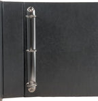 Ursae Minoris Manor Library Deluxe 3 Q-Ring Standard Format Binder for Up to 900 Sports / Trading Cards - Dark Gray