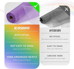 Crystal Organza Fabric Tulle 11 Inch by 50 Yards Sheer Tulle Rolls for DIY Craft Wedding Party Baby Shower Decor Gift Wrapping Party Supplies (Purple)