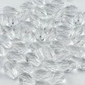 150pcs 4x6mm Teardrop Crystal Glass Beads for Jewelry Making, Faceted Vertical Hole Teardrop Glass Spacer Beads for Wind Chimes Bracelet Earring Necklace DIY Craft(Transparent)