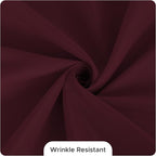 Fitable 8 Pack Table Cloth Rectangle Table: Stain and Wrinkle Resistant Tablecloth Rectangular, Washable Polyester Tablecloths for Wedding Party Dining Banquet Event Catering(Burgundy, 70x108 Inch)