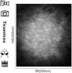 8x10ft Abstract Black Gray Portrait Photography Backdrops Photo Studio Prop Background for Children Adult