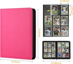 9 Pocket Card Binder, Premium Zip Trading Card Binder, 540 Double Sided Pocket PU Collection Binder, Collector Album, Card Folder for MTG, TCG, Sports Cards