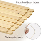 Bamboo Coffee Stirrers Individually Wrapped 200 Count – Coffee Stir Sticks 7 inch Coffee Bar Disposable individually wrapped coffee stirrers for Coffee and Cocktail