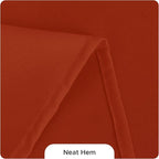 Fitable 8 Pack Round Tablecloths: Stain Resistant Wrinkle Free Fall Table Clothes, Washable Reusable Polyester Table Covers for Wedding Thanksgiving Party Birthday Banquet Reception(Rust, 120 Inch)