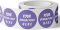 150 Custom Circle/Square BOPP Roll Labels- Personalized Stickers for Business Logo, Party, Wedding Favor, Baby Shower-Any Design Text + Image, Matte/Gloss Finish (4 * 1.5 Inch)