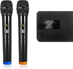 Sound Town Wireless Microphone Karaoke Mixer System with HD Audio Return Channel, Optical, AUX, Bluetooth - Supports Smart TV, Media Box, Sound Bar (SWM15-PRO)