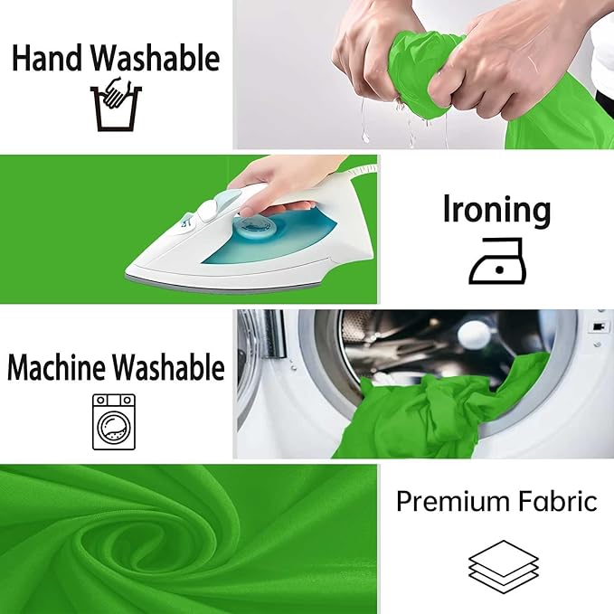 Green Screen Backdrop, Product Photo Backdrop for Photoshoot, Photography Background for Streaming Video Studio 10FTx20FT