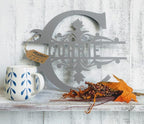 RealSteel Split Letter Name Monogram, Personalized Metal Sign, Custom Letter Alphabet Split Wall Decor Steel Monogram, Perfect for Birthdays, Weddings, Anniversary, Housewarming Gifts