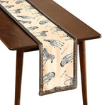 patdrea Designer Elegant Wild Animals Velvet Table Runner, Beige Brown with Zebra Texture Pattern Table Mat, Decoration for Kitchen Dining Coffee Table Cabinet Banquet Thanksgiving,12"*102"