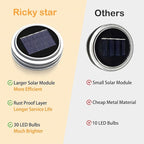 ZNYCYE Mason Jar Solar Lights for Outside, 12 Pack 30LED Fairy Firefly Lights Mason Jar Solar Lids Outdoor Waterproof String Lights with Hangers(NO Jars) for Patio Garden Yard Lawn Decor(6 Colors)