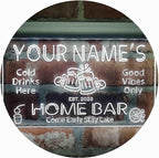 ADVPRO Personalized Your Name Custom Home Bar Beer Established Year Single Color LED Neon Sign 12 x 8.5 Inches st4s32-p11-tm-w