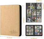 9 Pocket Card Binder, Premium Zip Trading Card Binder, 540 Double Sided Pocket PU Collection Binder, Collector Album, Card Folder for MTG, TCG, Sports Cards