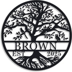 Personalized Tree of Life Metal Sign, Custom Name Sign, Tree of Life Wall Decor,Tree of Life Wall Decor, Custom Metal Signs Personalized