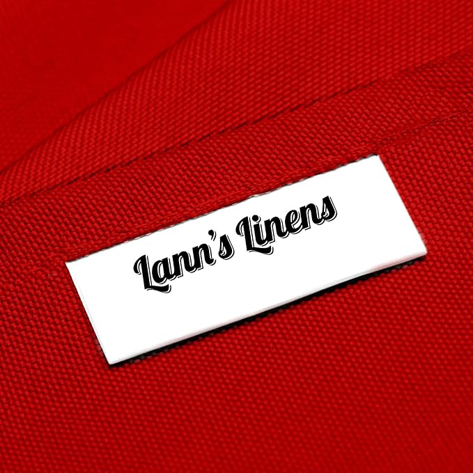 Lann's Linens - 10 Premium 90" x 156" Tablecloths for Wedding/Banquet/Restaurant - Rectangular Polyester Fabric Table Cloths - Red