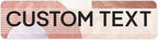 Custom Sign, Custom Street Sign, 11 Font Colors, 13 Font Styles, 4 Hole Options, 22 Sizes, 12x48 Inches, Rust Free DiBound, Fade Resistant, Made in USA by My Sign Center (Mid-Century Modern 1)