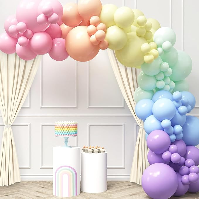 DWCN 10x10 FT Backdrop Curtains for Parties, Photography Backdrop Drapes with Rod Pockets for Wedding Decorations Stage Birthday Family Gatherings, 2 Panels 5ft x 10ft, Champagne