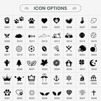 YEHANTI Personalized Dog Tags Engraved for Pets - Stainless Steel Custom Dog Cat Tag with Various Cute and Beautiful Icons, Double Sided Engraved Pet ID Tags Dog Name Tag, Hexagon