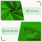 10ft x 8ft Green Screen Backdrop for Photography, High Density Backdrop Curtains, Backdrops for Photoshoot for Photography, Video Calls, Streaming, Gaming, Greenscreen Background, 5ft x 8ft, 2 Panels