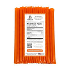 The Honey Jar Orange Flavored Honey Sticks - Pure Honey Straws For Tea, Coffee, or a Healthy Treat - One Teaspoon of Flavored Honey Per Stick - Made In The USA with Real Honey - (50 Count)