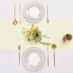 SHEJIZE 2 Pack White Satin Table Runner 12x108 Inches Long, Bright Silky Smooth Satin Table Runner Table Decor for Wedding Banquet Christmas Prom Event Birthday Party