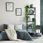 3 Pack Small Fake Hanging Plants, Artificial Eucalyptus, Pothos & Mandala Vines with Plastic Pot for Indoor Home Decor, Wall, Office, Bathroom, Kitchen, Shelf, Farmhouse Room Decoration
