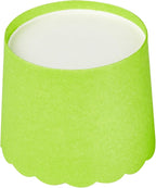 Panificio 6 Ounce Cupcake Wrappers, 200 Scalloped Baking Cups - Oven-Ready, Greaseproof, Green Paper Cupcake Liners, Disposable, For Birthdays, Baby Showers, Or Weddings - Restaurantware