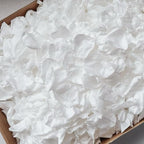 300 PCS Real White Rose Petals for Wedding, 2.82oz Fresh Rose Petals for Flower Girl to Throw, Flower Petal for Romantic Night Table Shower Party Decor