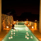 Set of 48 Waterproof Flameless Floating Tealights, 120+ Hour Warm White Battery Flickering LED Tea Lights Candles - Wedding, Party, Centerpiece, Pool & SPA.