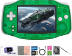 RG34XX Retro Handheld Game Consoles RG34XX Classic Retro Gaming Console 32+64G Card Preloaded Games 5000+ rg34xx Portable Gaming Console Linux 64-bit 3500mAh Battery WiFi Bluetooth HD and TV Output Green