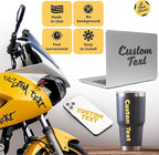 Custom Vinyl Lettering - Custom Text Vinyl Sticker - Personalizes Vinyl Lettering for Car, Trucks, Boats, Doors, Windows, Walls - Custom Decal Text Name Sticker