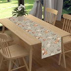 Rustic Woodland Table Runner, Farmhouse Forest Animals Country Lodge Wild Hunt Deer Fox Table Center Decor for Home Kitchen Dining Patio Holiday Party Indoor Outdoor Table Decorations, 13"x108" Inch