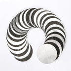 Black-Silver Birthday Graduation Party-Decorations Streamers - 52Ft Hanging Paper Garland Banner,Bachelorette Wedding Baby Bridal Shower New Years Supplies Backdrop Decor Hugtmr
