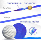 PartyWoo Blue Crepe Paper Streamers 4 Rolls 328 ft Pack of Royal Blue Crepe Paper Rolls for Graduation Wedding Baby Shower Gender Reveal Birthday Party Decorations (1.8 Inch x 82 Ft/Rolls)