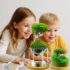 4 in 1 Plant Propagation Station Hydroponic Vase Planter Pot,Indoor Glass Terrarium Planter,Fresh Herb Garden Grow Kit,Home Office Decor,Christmas Birthday Gift for Gardener Women Parents Garden Lover