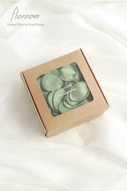Floroom 300pcs Rose Petals Sage Green Faux Silk Flower Petals for Wedding Flower Girl Basket Aisle Scatter Dinner Table Centerpieces Party Confetti Bridal Shower Romantic Night Decoration