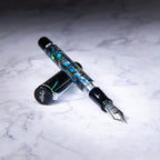 Conklin Duragraph Fountain Pen Abalone Nights - Broad Nib, Elegant Writing Instrument with Stunning Abalone Finish