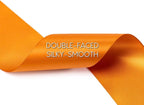 Satin Ribbon 2.5 Inch Double-Faced Ginger Polyester Ribbons 25 Yards for Crafts Flower Bouquet Gift Wrapping Wedding Invitation