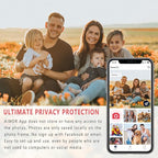 AEEZO Digital Picture Frame 10.1 Inch 1280x800 IPS Touch Screen WiFi Smart Digital Photo Frame with 16GB Storage, Auto-Rotate Easy Setup to Share Photos or Videos via AiMOR APP, Wall Mountable Black