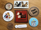 Custom Brown Kraft Paper Tags,Personalized Your Logo and Text Price Hang Tags for Clothes Gift Jewelry Handmade Business Wedding Birthday Favors