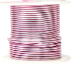 Mandala Crafts 14 Gauge Anodized Aluminum Craft Wire for Jewelry Making – 330 FT Colored Flexible Silver Copper Black Pink Ice Blue Red Wire - Bendable for Bonsai Armature Crafting Sculpting