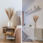 EVODIS Pampas Grass Decor Tall, 43"/110cm Faux Pampas Grass 6 Stems Large Pompass Grass Branches Tall Bulk Boho Flower Arrangement for Home Room Wedding Party Decor