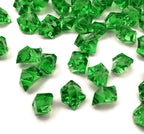 Green Vase Fillers for Home Decor, Vase Decor Filler, 150 pcs Reusable Fake ice Cubes for Photography Accessories Props Decoration for Wedding, St Patricks Day Vase Filler